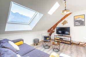 TV - Chez Philou Appartement Tout Équipé de 3 Chambres Pour 6 Personnes a Gavarnie (Gavarnie-Gèdre)