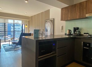 Interior - w* | Fascinating 1BR with balcony in San Isidro (San Isidro)