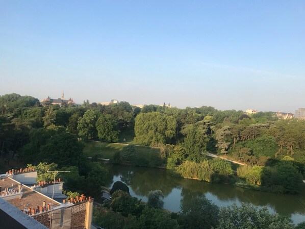 Blick von der Unterkunft