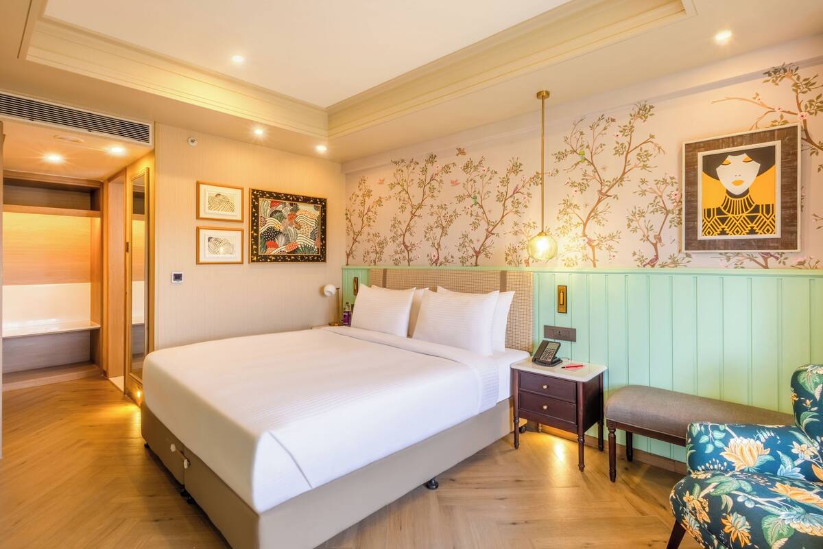 Studio Suite Premium, quang cảnh đồi núi | Bàn, truy cập Internet không dây miễn phí, trang trí khác biệt 