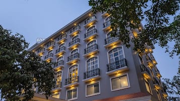 Front of property – evening/night