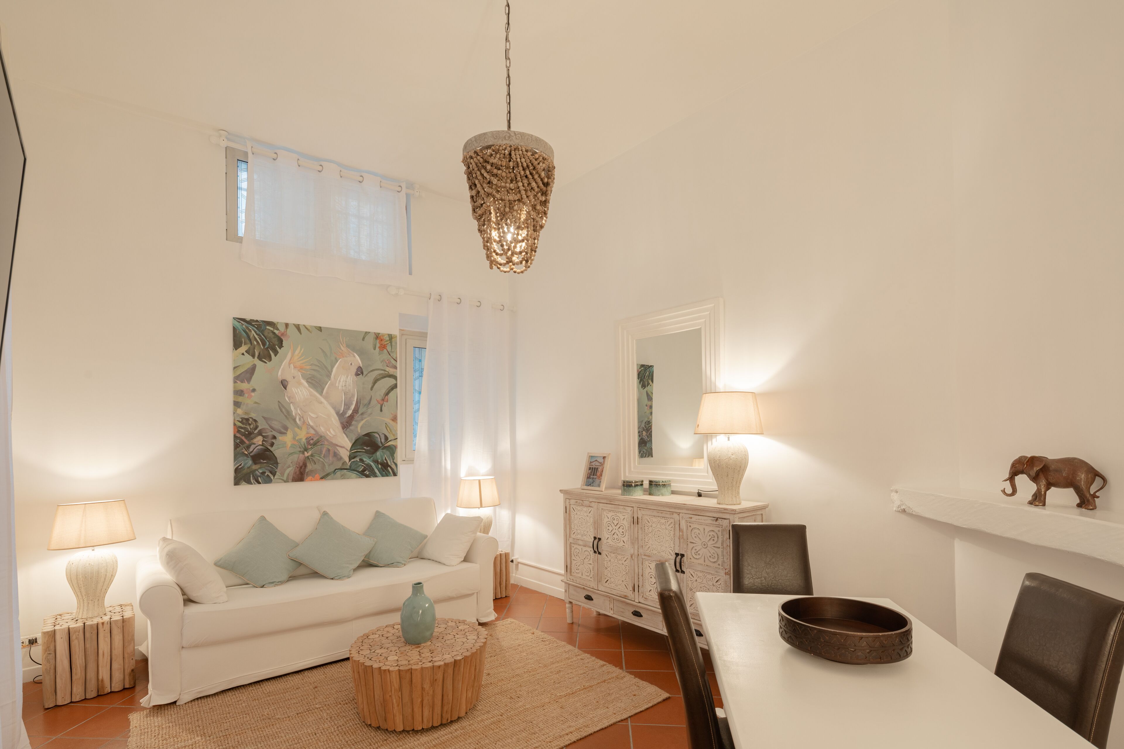 Apartamento superluxo | Área de estar | TV de tela plana