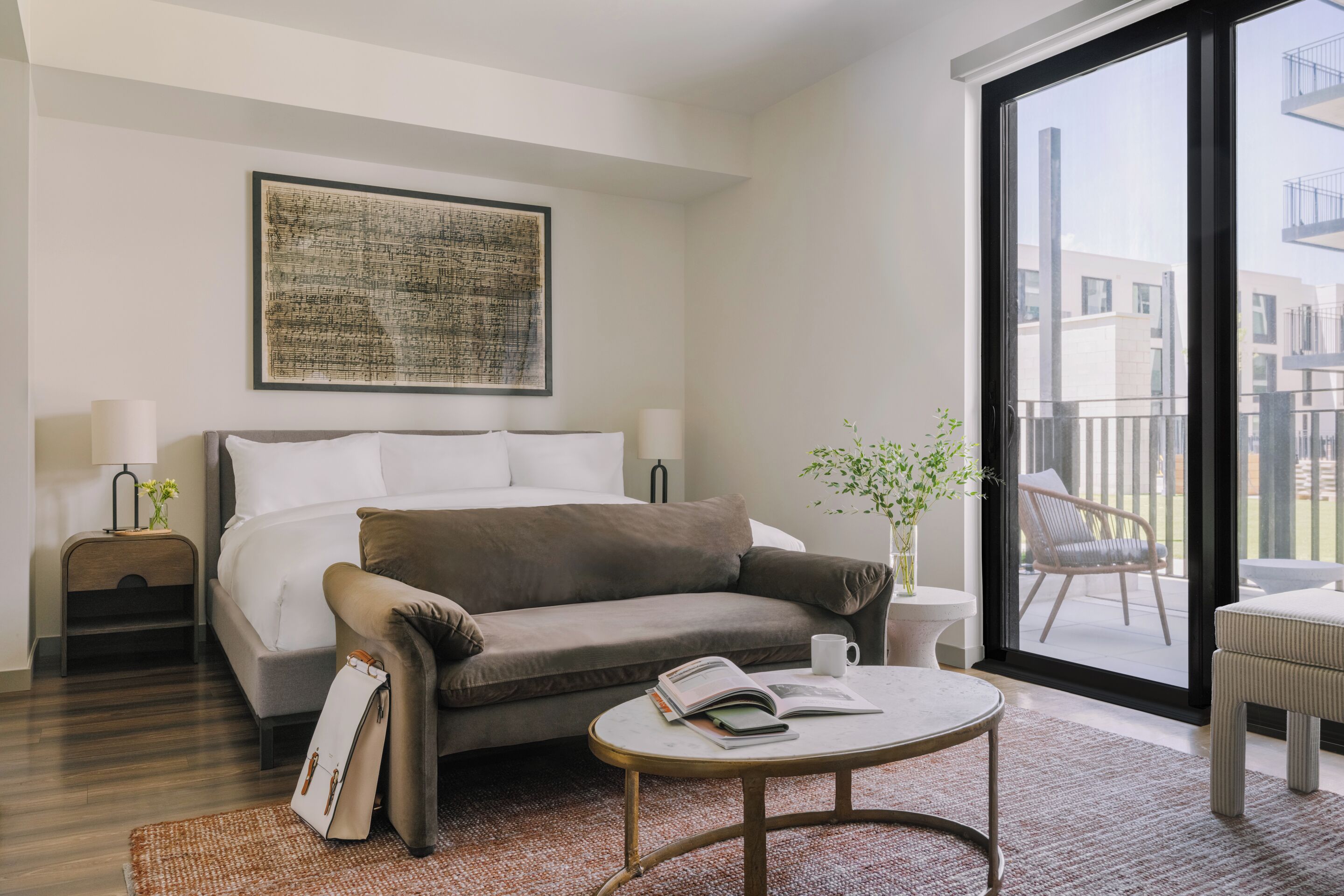 Sonder at Skyline | King Studio Apartment w/ Balcony