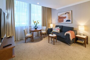 奢华开间, 1 张双人床 | 城市景观