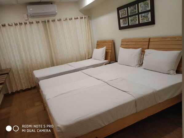 7 室のベッドルーム、WiFi、ベッドシーツ