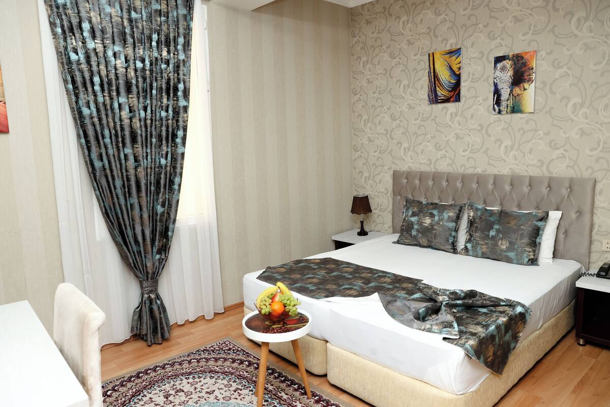 Quarto duplo | 1 quarto, Wi-Fi de cortesia
