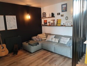 Smart TV, DVD player, books, computer monitors