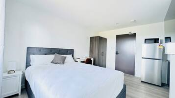 1 habitación y ropa de cama de alta calidad