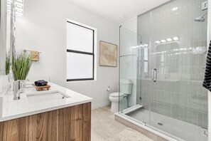 Dusche, Handtücher, Seife
