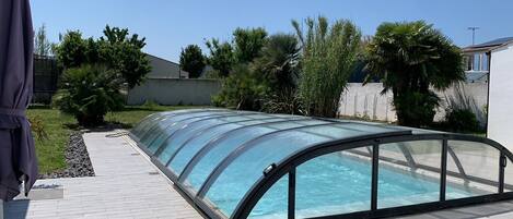 Indoor pool, outdoor pool