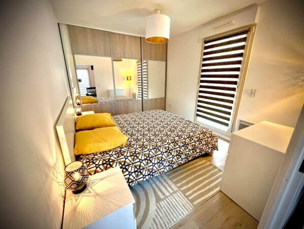 1 bedroom, iron/ironing board, free WiFi, bed sheets