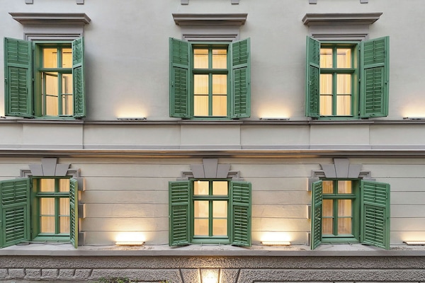 Façana frontal de l'allotjament