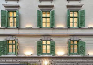 Voorkant van accommodatie