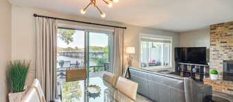 Riverfront Champlin Townhome w/ Deck & Water View!
