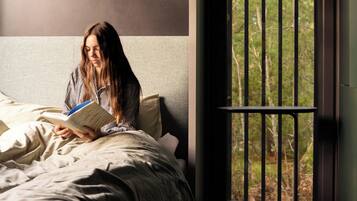 Cabaña Premium | 2 habitaciones, ropa de cama de alta calidad y insonorización