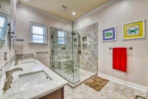 Shower, towels