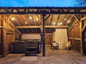 Terrace/patio - Large house with SPA and not overlooked (Laglorieuse)