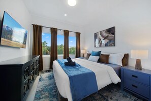 4 bedrooms, iron/ironing board, travel cot, free WiFi