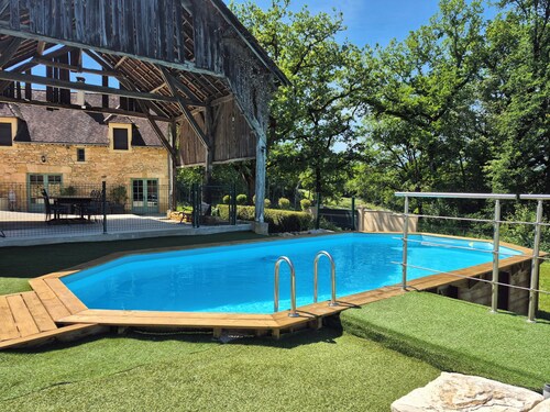 Gîte overlooking Domme with private pool and spa