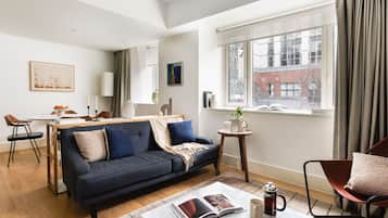 Apartment, 2 Bedrooms | Living area | LCD TV