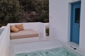 Terrace/patio - 1 bedroom apartment in tilos (Tilos)