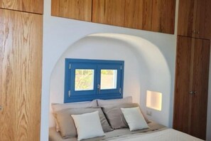 1 bedroom, WiFi, bed sheets - Tilos Villa - Studio Apartment with Sea View (Tilos)