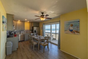 Fridge, microwave, oven, stovetop - Oceanfront Home with Stunning Views just Steps from the Sand at Up-Front! (South Nags Head)