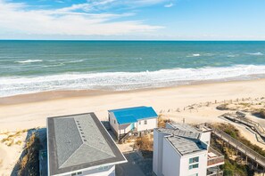 Beach - Oceanfront Home with Views just Steps from the Sand at Up-Front by Sun Realty (South Nags Head)