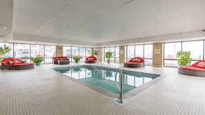 Indoor pool, a heated pool