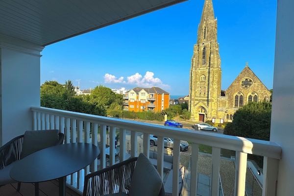 Uitzicht vanaf balkon