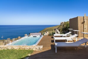Terrace/patio - Villa Corallo with sea view and pool (Castellammare del Golfo)