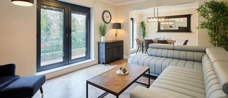 TV, fireplace, offices