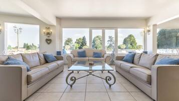 Smart TV, lareira, videogames, DVD player