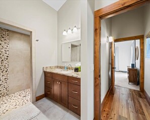 Een douche, een haardroger