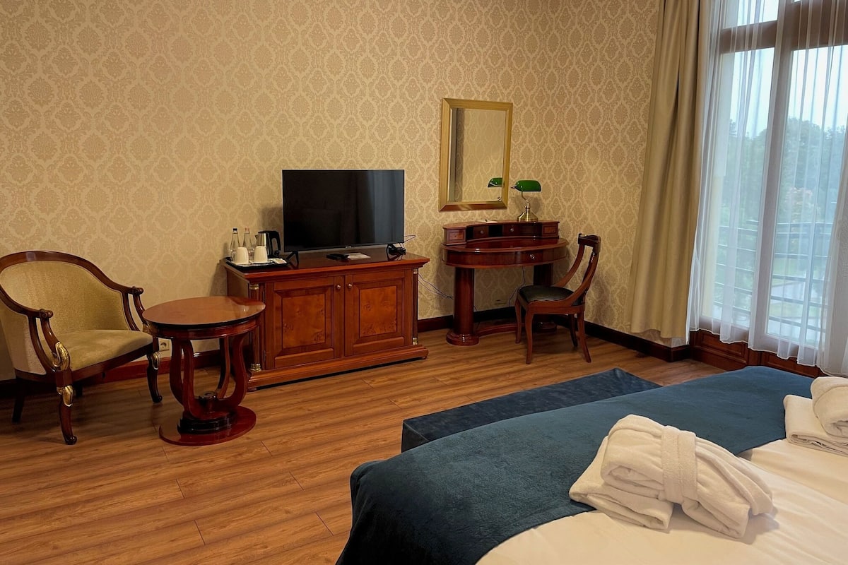 2 habitaciones y ropa de cama de alta calidad
