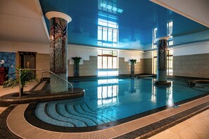 2 indoor pools, seasonal outdoor pool