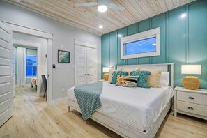 House (4 Bedrooms) | 4 bedrooms, iron/ironing board - Swinging Easy by Avantstay Private Pool, Firepit, Balcony (Port Aransas)