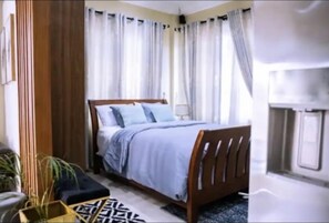 1 室のベッドルーム、WiFi、ベッドシーツ