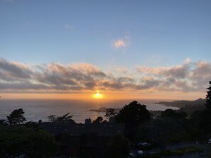 Vista a la playa o el mar