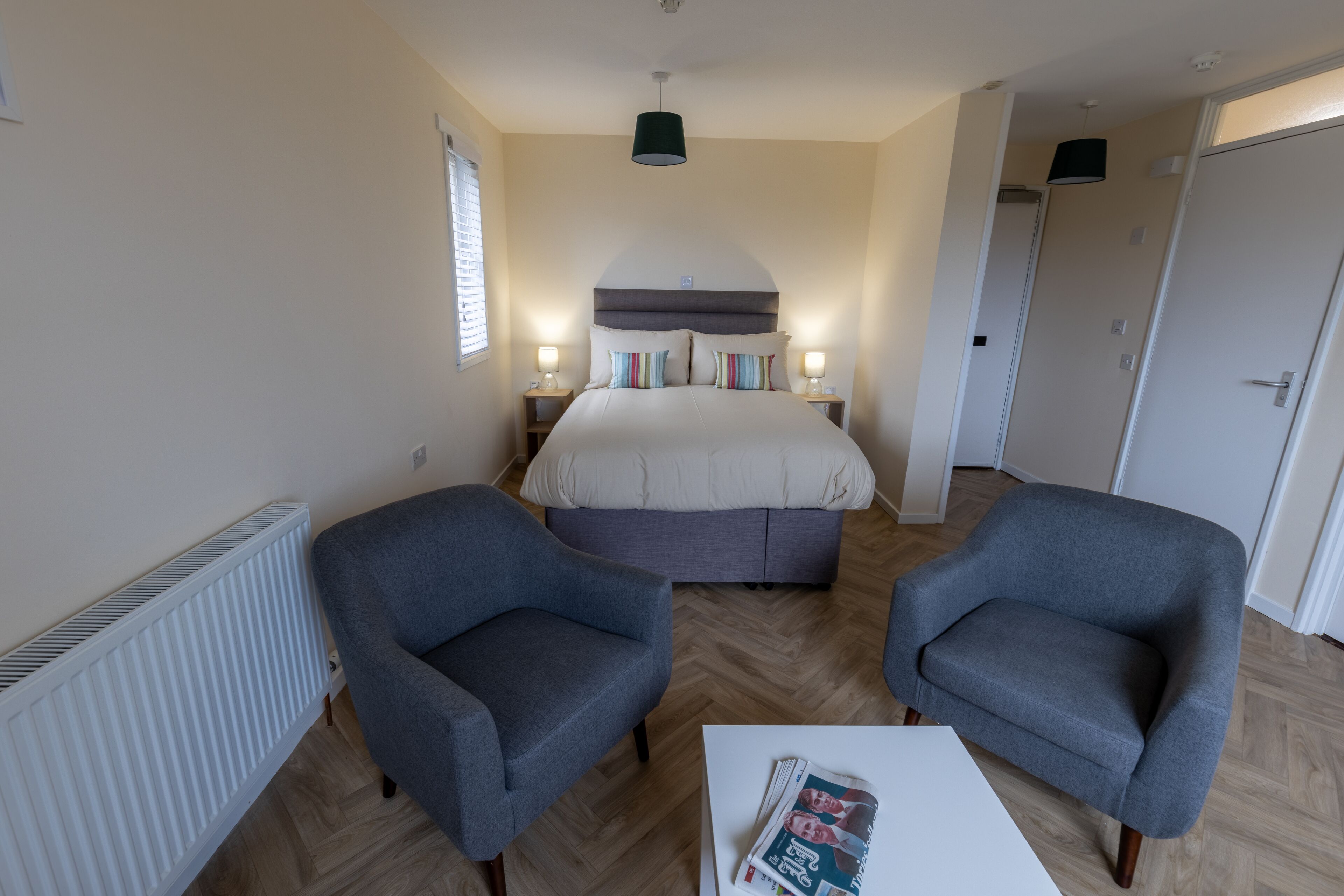 Studio, 1 Double Bed, Sea View | Living area | 42-inch Smart TV with satellite channels