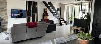 Maison de Campagne Avec Piscine à 15 Minutes de Dijon, Idéal Pour les Familles