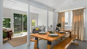 Blick von der Unterkunft