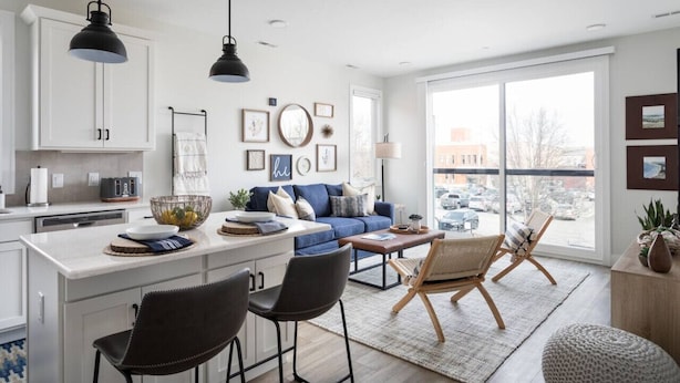 Living area - Downtown TC Hygge Condo (Traverse City)