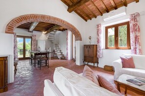 Televisión, chimenea