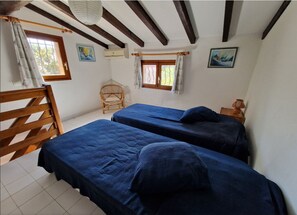 2 slaapkamers, beddengoed