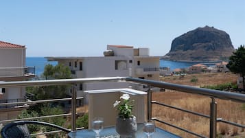 Suite Confort, balcón, vistas al mar | Terraza o patio