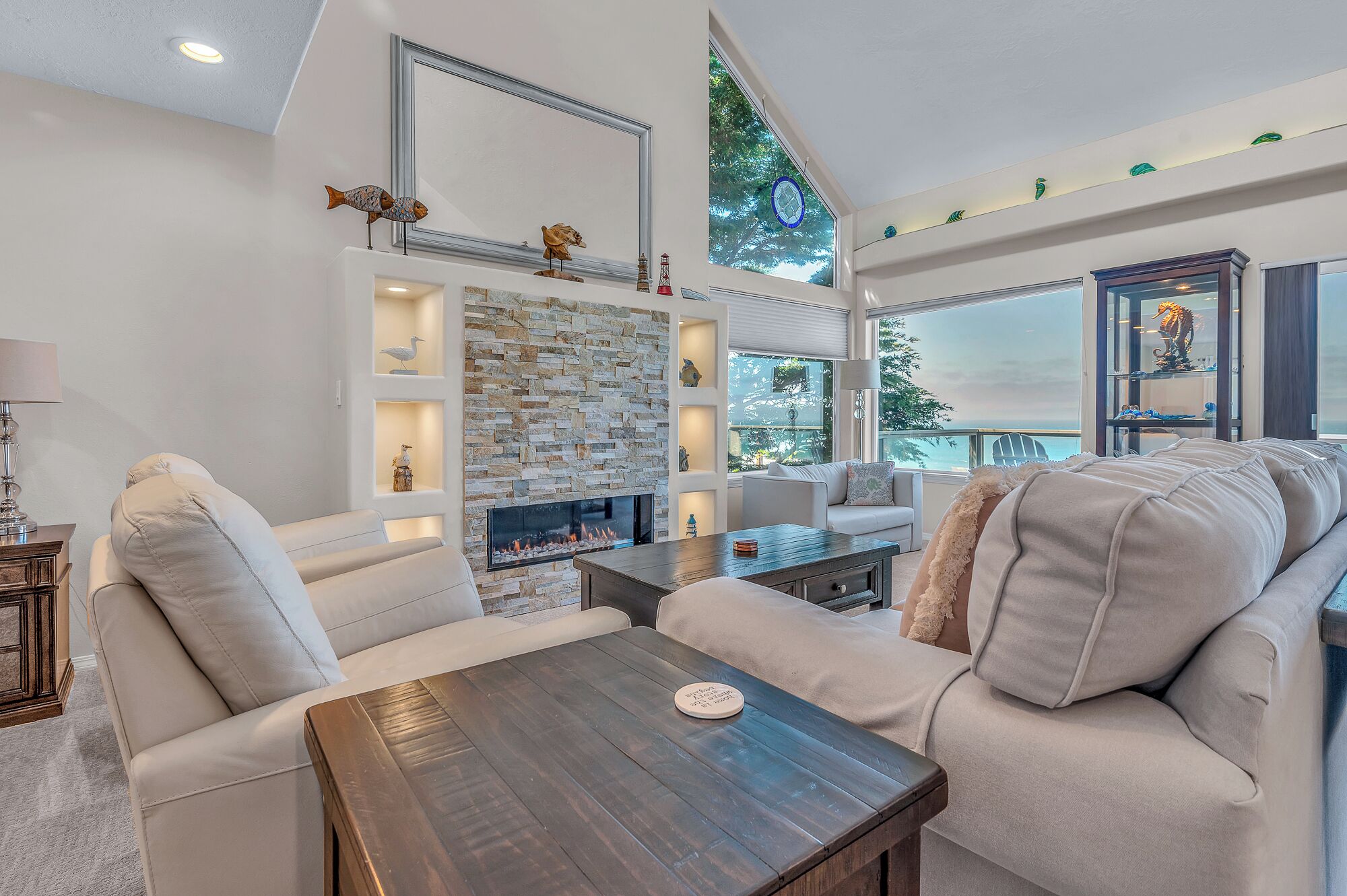 TV, fireplace, table football, ping pong