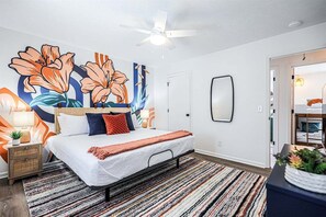 3 dormitorios, tabla de planchar con plancha, wifi gratis y ropa de cama