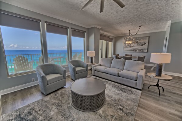 TV, DVD player - Gulf Crest 803: Newly Updated Beach Retreat! (Panama City Beach)