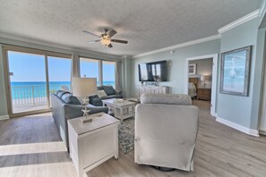 DVD player - Gulf Crest 301 – 3BR Haven with 360° Views of PCB! (Panama City Beach)